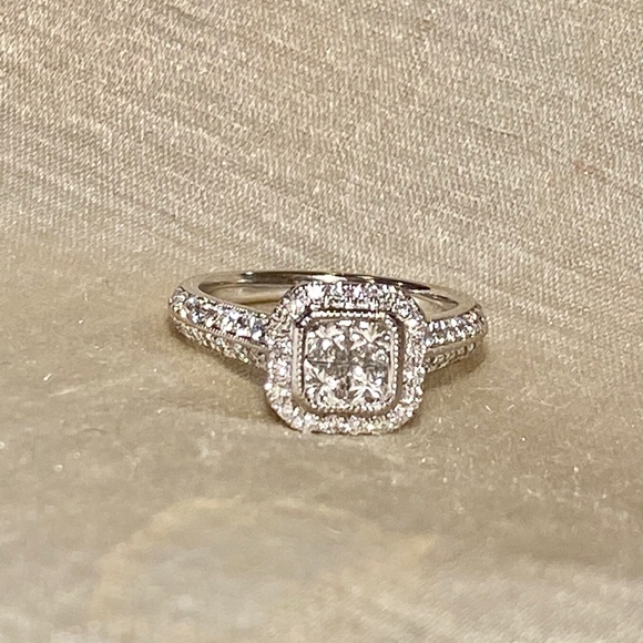 Michael Beaudry 1 CTTW Princess Cut Invisible Ring - Picture 3 of 8